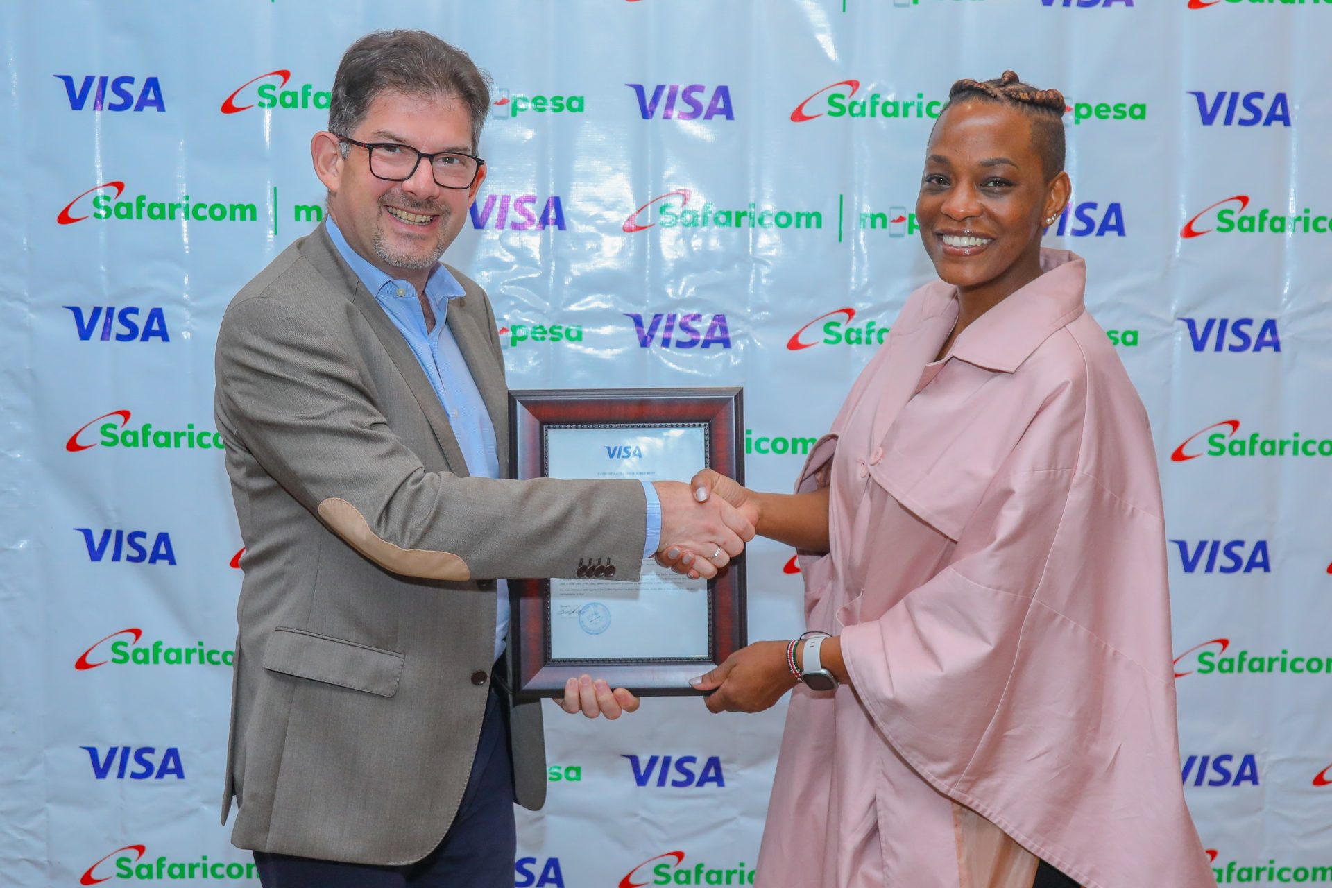 Visa Presents Payment Facilitator Certificate to Safaricom