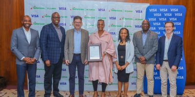Visa Presents Payment Facilitator Certificate to Safaricom