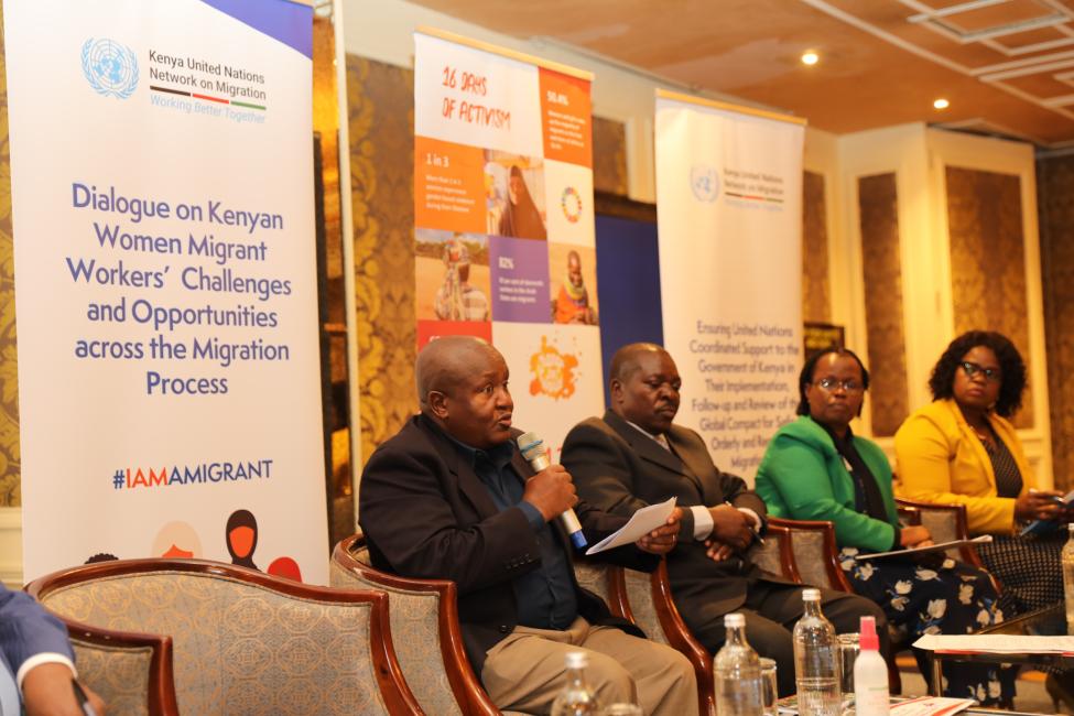 Photo courtesy IOM during international migrants day.