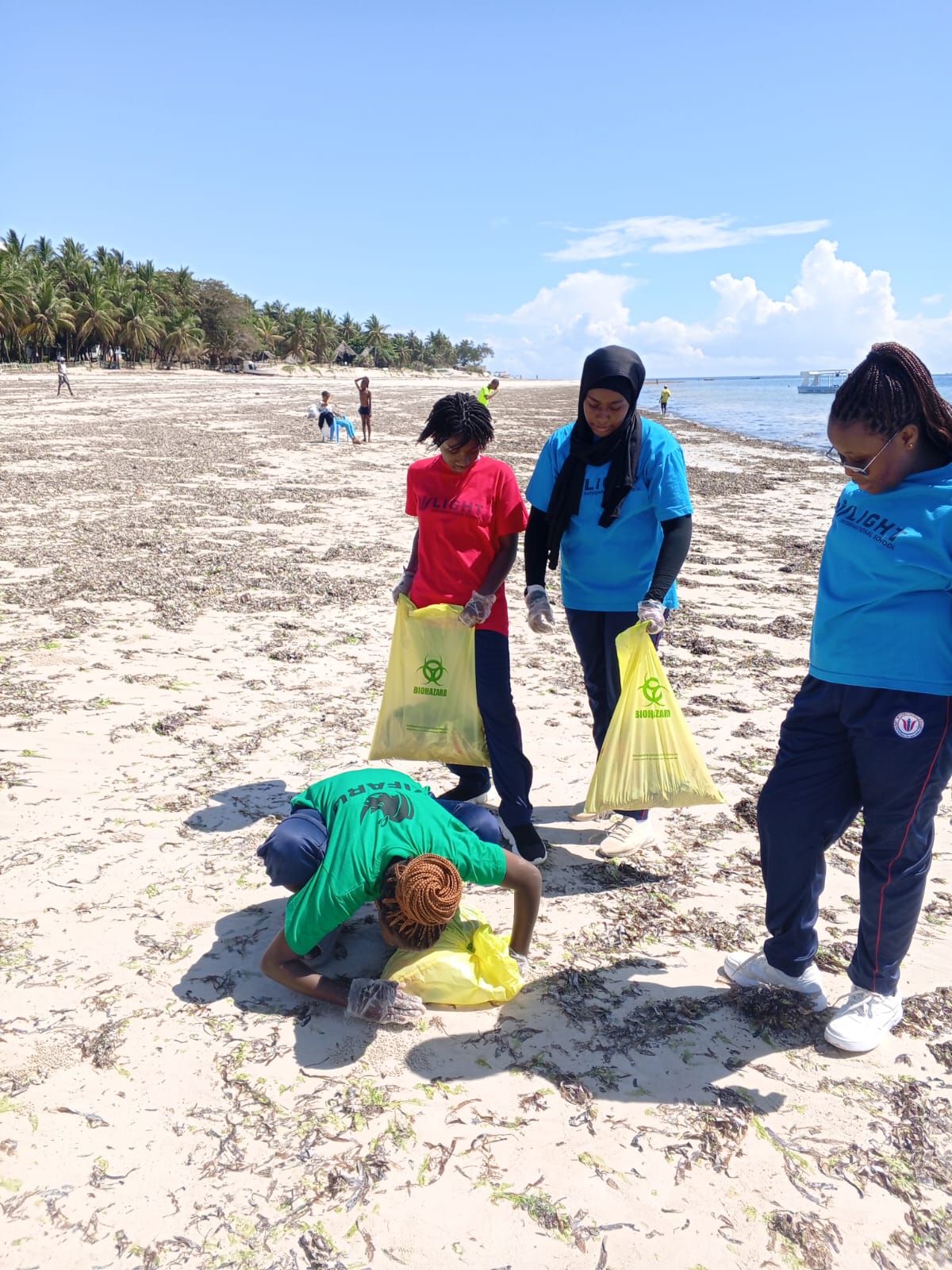 Light International School-Mombasa Students Participate In Beach Cleanup To Promote Environmental Stewardship