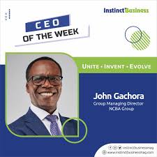 NCBA Group Managing Director, John Gachora, Named Africa's CEO Of The Week