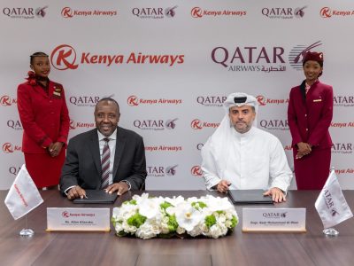 Qatar Airways and Kenya Airways Ink Strategic Partnership