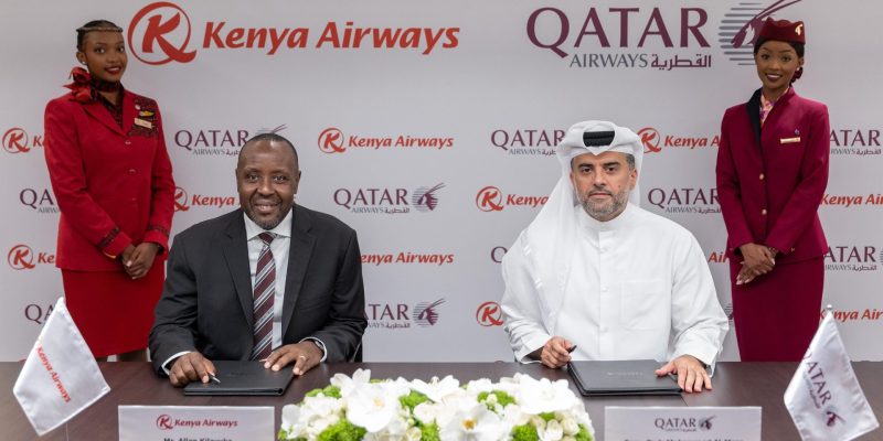 Qatar Airways and Kenya Airways Ink Strategic Partnership
