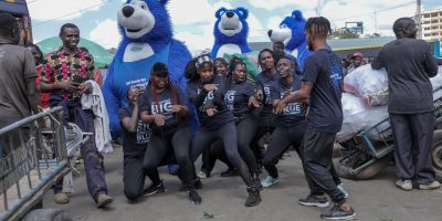 Blue Bears Bring Warmth to the Streets of Nairobi