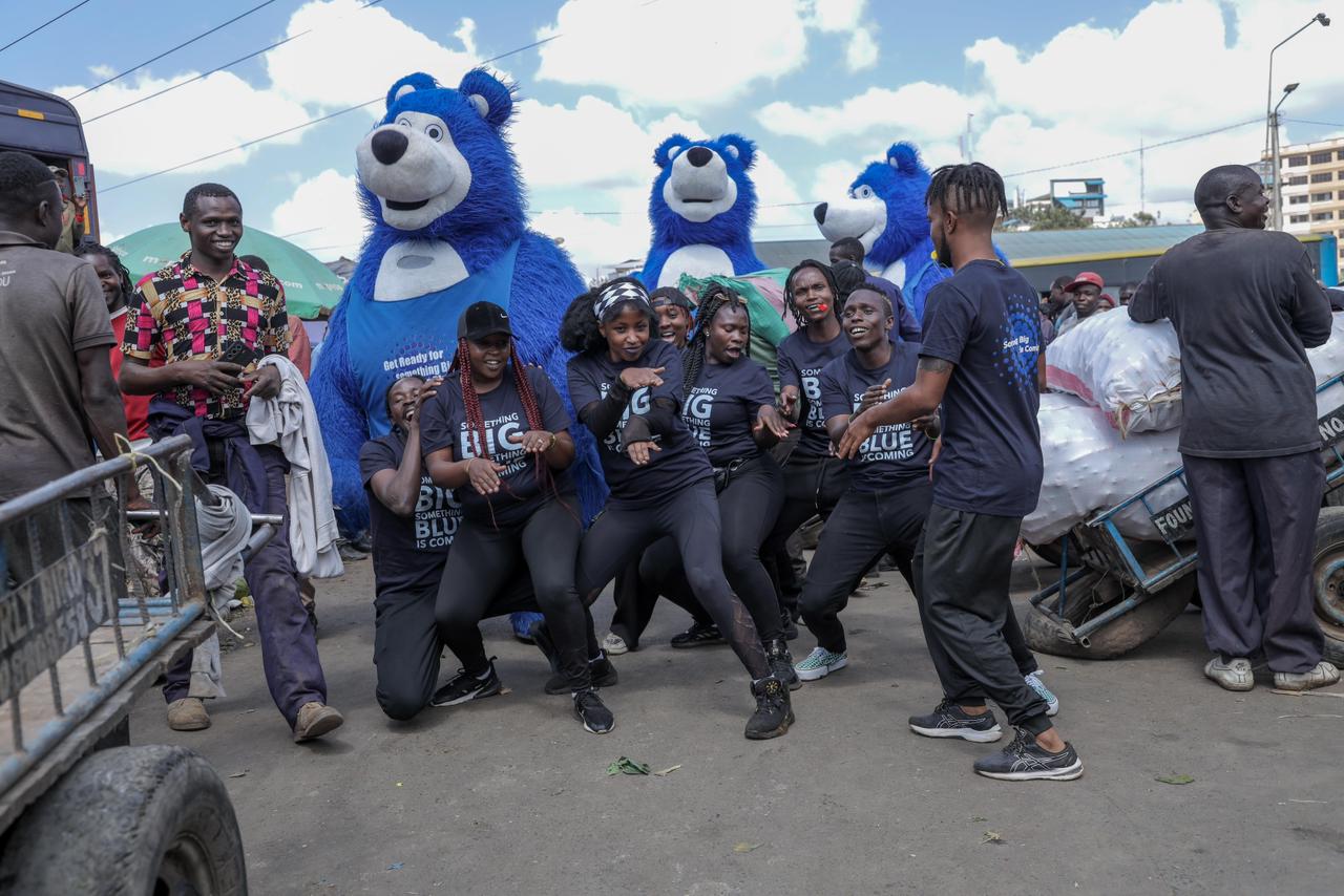 Blue Bears Bring Warmth to the Streets of Nairobi
