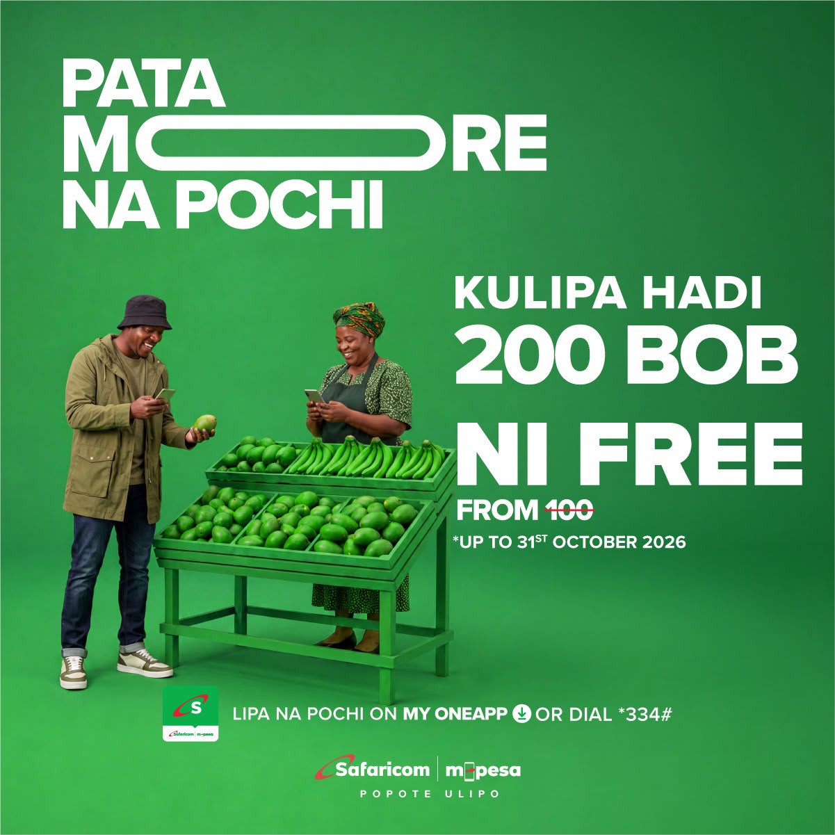 Pochi la Biashara Gets Major Boost as Safaricom Cuts M-PESA Transaction Fees