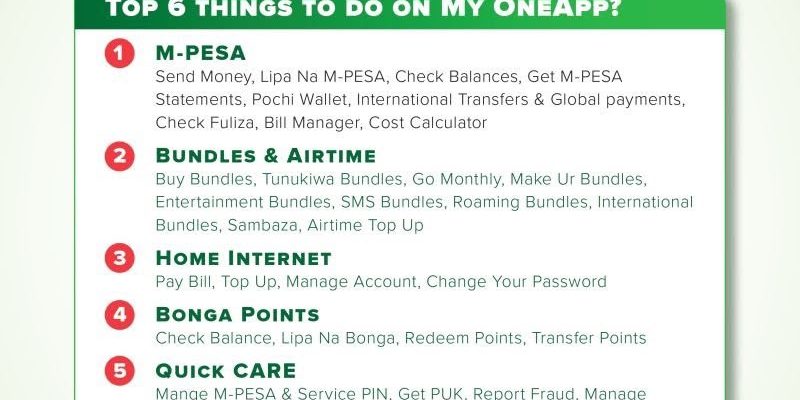 Safaricom My OneApp Gets New Features in Latest Apple Store Update