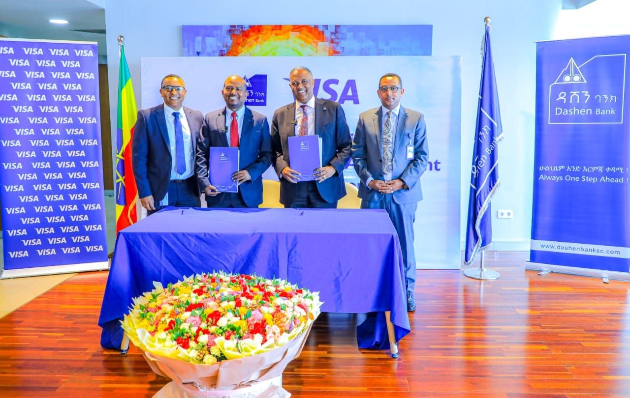 Dashen Bank, Visa Sign Five-Year Deal to Expand Digital Payments in Ethiopia